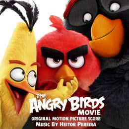 Обложка к диску с музыкой из мультфильма «Angry Birds в кино»