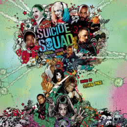 Обложка к диску с музыкой из фильма «Отряд самоубийц»