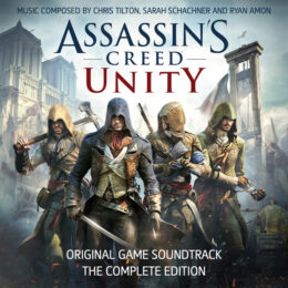 Обложка к диску с музыкой из игры «Assassin's Creed: Unity»