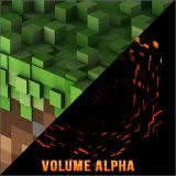 Маленькая обложка диска c музыкой из игры «Minecraft: Volume Alpha»