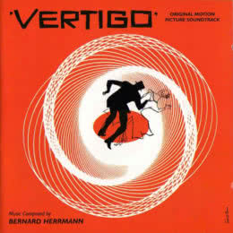Обложка к диску с музыкой из фильма «Головокружение»
