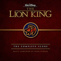 Обложка к диску с музыкой из мультфильма «Король Лев»