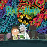 Маленькая обложка диска c музыкой из мультфильма «Рик и Морти»