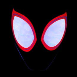 Обложка к диску с музыкой из мультфильма «Человек-паук: Через вселенные»