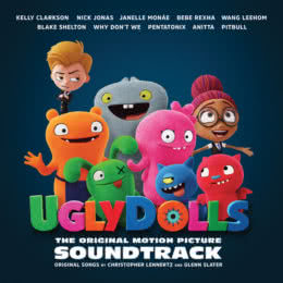 Обложка к диску с музыкой из мультфильма «UglyDolls. Куклы с характером»