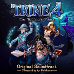 Обложка к диску с музыкой из игры «Trine 4: The Nightmare Prince»