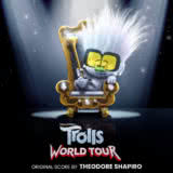 Маленькая обложка диска c музыкой из мультфильма «Тролли. Мировой тур»