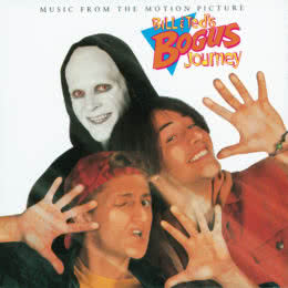 Обложка к диску с музыкой из фильма «Новые приключения Билла и Теда»