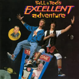 Обложка к диску с музыкой из фильма «Невероятные приключения Билла и Теда»