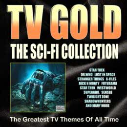 Обложка к диску с музыкой из сборника «TV Gold - Sci-Fi Collection»