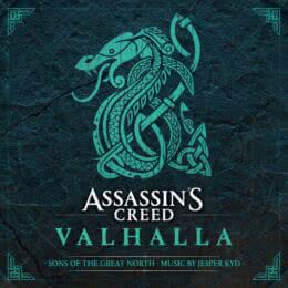 Обложка к диску с музыкой из игры «Assassin's Creed Valhalla: Sons of the Great North»