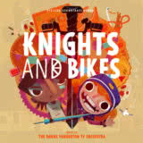 Маленькая обложка диска c музыкой из игры «Knights and Bikes»