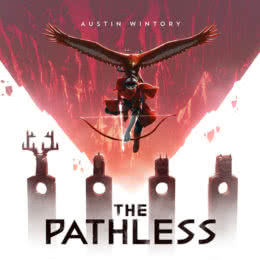 Обложка к диску с музыкой из игры «The Pathless»