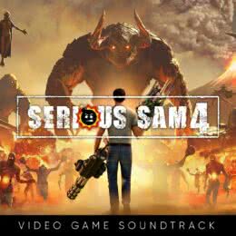 Обложка к диску с музыкой из игры «Serious Sam 4»