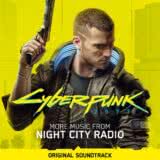 Маленькая обложка диска c музыкой из игры «Cyberpunk 2077: More Music from Night City Radio»