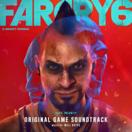 Обложка к диску с музыкой из игры «Far Cry 6 - Vaas: Insanity»