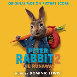 Обложка к диску с музыкой из мультфильма «Кролик Питер 2»