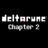 Маленькая обложка к диску с музыкой из игры «Deltarune Chapter 2»