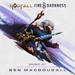 Обложка к диску с музыкой из игры «Godfall: Fire & Darkness»