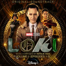 Обложка к диску с музыкой из сериала «Локи (Episodes 1-3)»