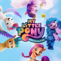 Обложка к диску с музыкой из мультфильма «My Little Pony: Новое поколение»