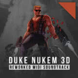 Маленькая обложка диска c музыкой из игры «Duke Nukem 3D»