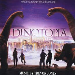 Обложка к диску с музыкой из фильма «Динотопия»
