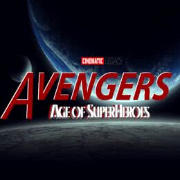 Обложка к диску с музыкой из сборника «Avengers: Age of Superheroes»