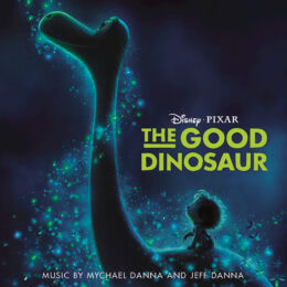 Обложка к диску с музыкой из мультфильма «Хороший динозавр»