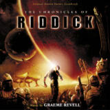 Маленькая обложка диска c музыкой из фильма «Хроники Риддика»