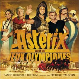 Обложка к диску с музыкой из фильма «Астерикс на Олимпийских играх»