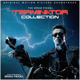 Обложка к диску с музыкой из сборника «The Brad Fiedel Terminator Collection (3 CD)»