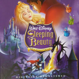 Обложка к диску с музыкой из мультфильма «Спящая красавица»