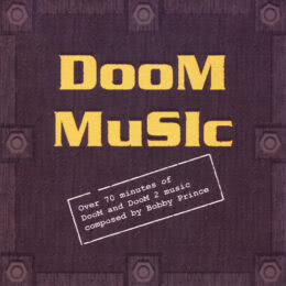 Обложка к диску с музыкой из игры «Doom»
