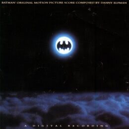 Обложка к диску с музыкой из фильма «Бэтмен»