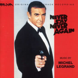 Обложка к диску с музыкой из фильма «Никогда не говори «никогда»»