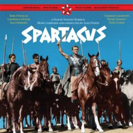 Обложка к диску с музыкой из фильма «Спартак»