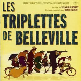 Обложка к диску с музыкой из мультфильма «Трио из Бельвилля»