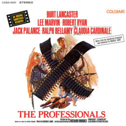 Обложка к диску с музыкой из фильма «Профессионалы»