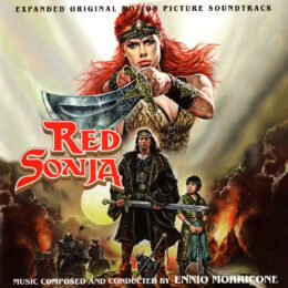Обложка к диску с музыкой из фильма «Рыжая Соня»