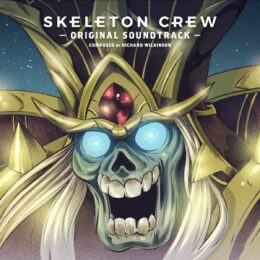 Обложка к диску с музыкой из игры «Skeleton Crew»