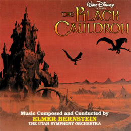 Обложка к диску с музыкой из мультфильма «Черный котел»