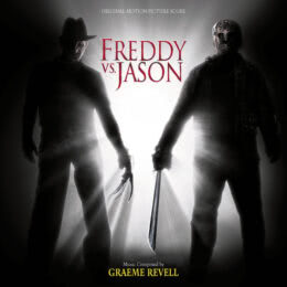 Обложка к диску с музыкой из фильма «Фредди против Джейсона»