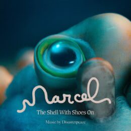 Обложка к диску с музыкой из мультфильма «Марсель, ракушка в ботинках»