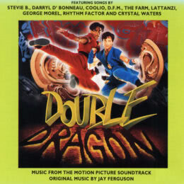 Обложка к диску с музыкой из фильма «Двойной дракон»