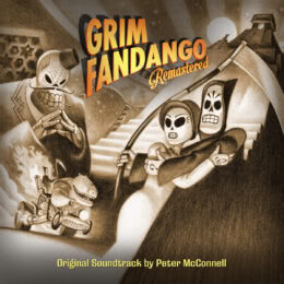 Обложка к диску с музыкой из игры «Grim Fandango Remastered»