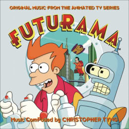 Обложка к диску с музыкой из сериала «Футурама»