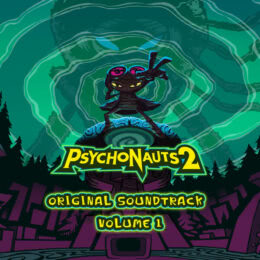Обложка к диску с музыкой из игры «Psychonauts 2 (Volume 1)»