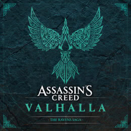 Обложка к диску с музыкой из игры «Assassin's Creed Valhalla: The Ravens Saga»