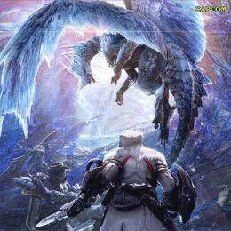 Обложка к диску с музыкой из игры «Monster Hunter World: Iceborne»